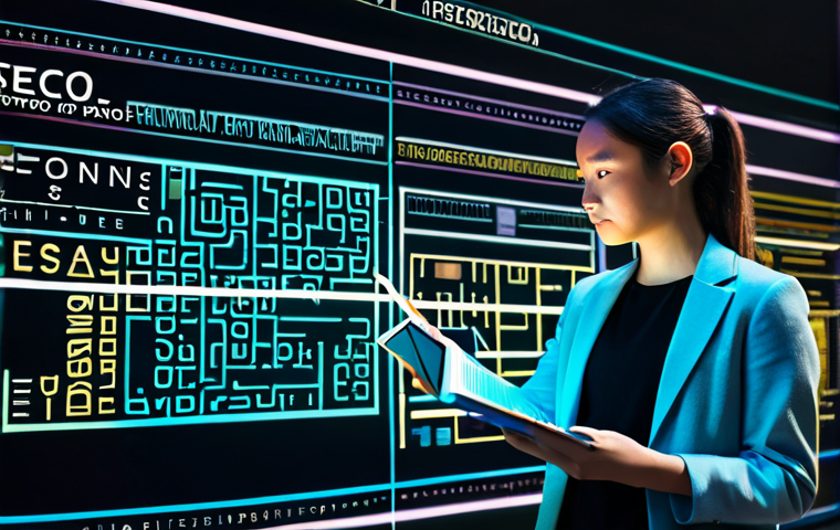 TESOL 자격증 취득에 필요한 시간 - **Prompt:** A young, determined professional (gender-neutral, 20s-30s) stands at a metaphorical cros...