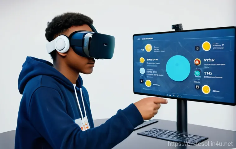 TESOL 강사가 사용하는 최신 기술 - **AI-Powered Personalized Learning:**
"A bright, modern study space with a teenage girl, approxi... TESOL 강사가 사용하는 최신 기술 - **AI-Powered Personalized Learning:**
"A bright, modern study space with a teenage girl, approxi...